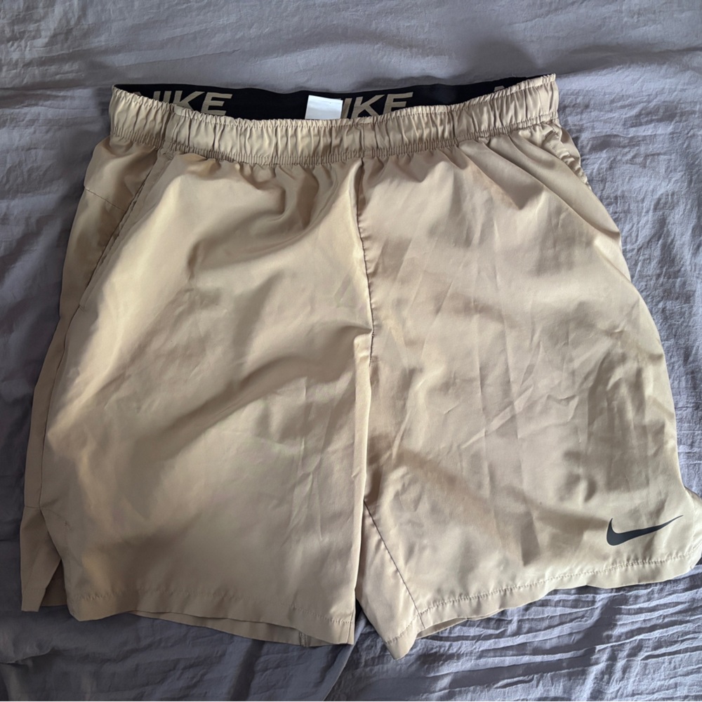Nike Light Tan Sports Shorts XL